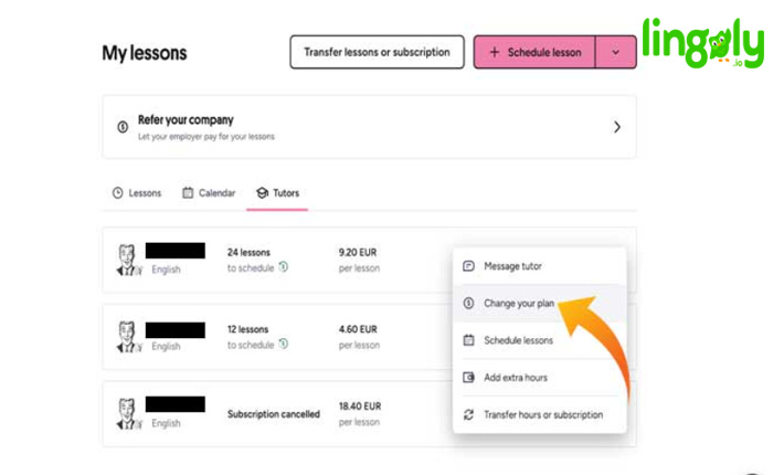 Change Preply Subscription
