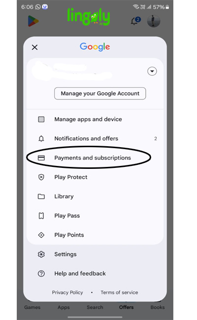 Lingopie Cancel subscription