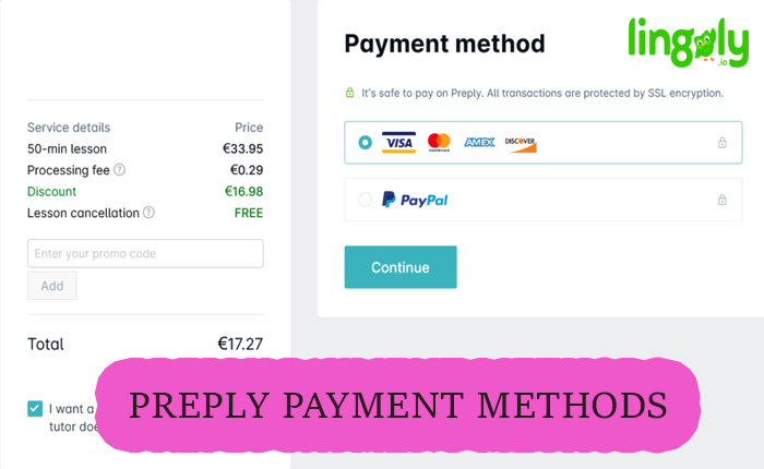Preply Payment Method