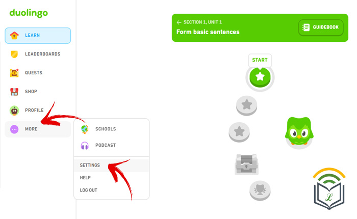 Delete Duolingo Account