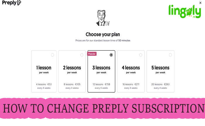 Change Preply Subscription