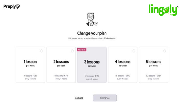Change Preply Subscription
