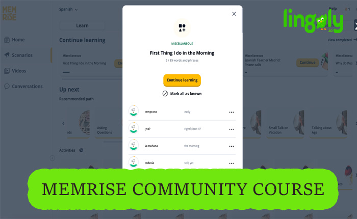 Memrise Community Courses