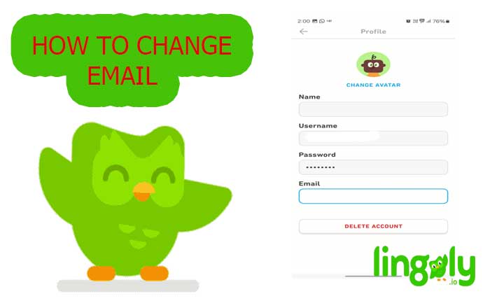 Change Duolingo Email