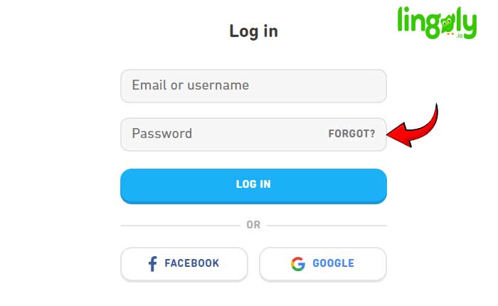 Change Duolingo Password