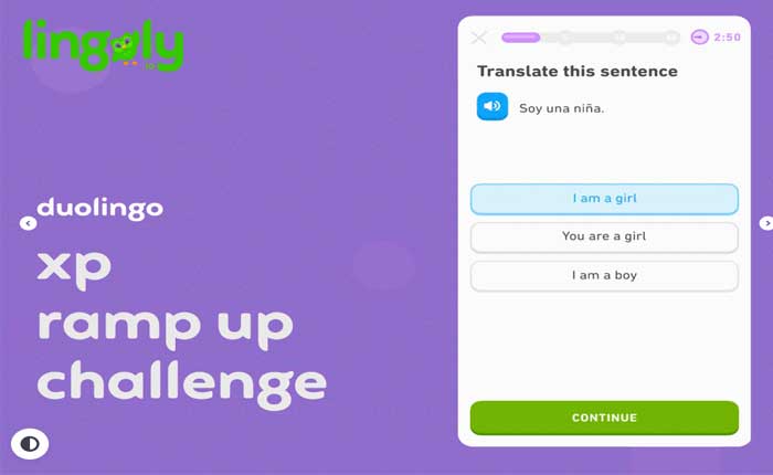 Duolingo Ramp up Challenge