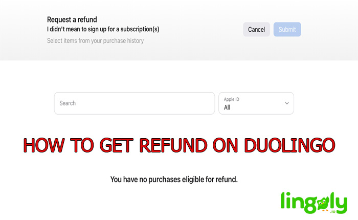Get Duolingo Refund