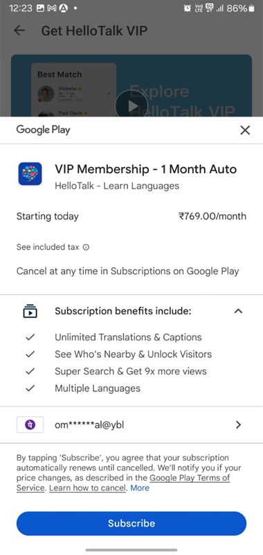 HelloTalk VIP Guide