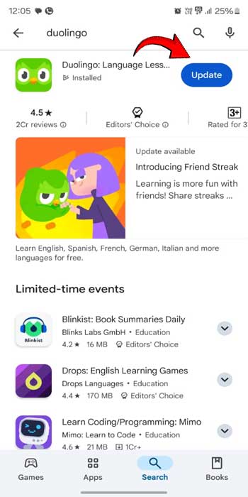 Duolingo Update