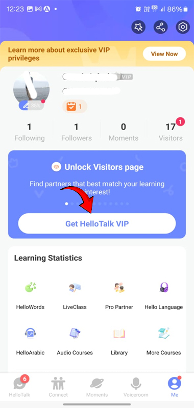 HelloTalk VIP Guide