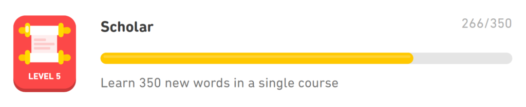 Duolingo Achievements 