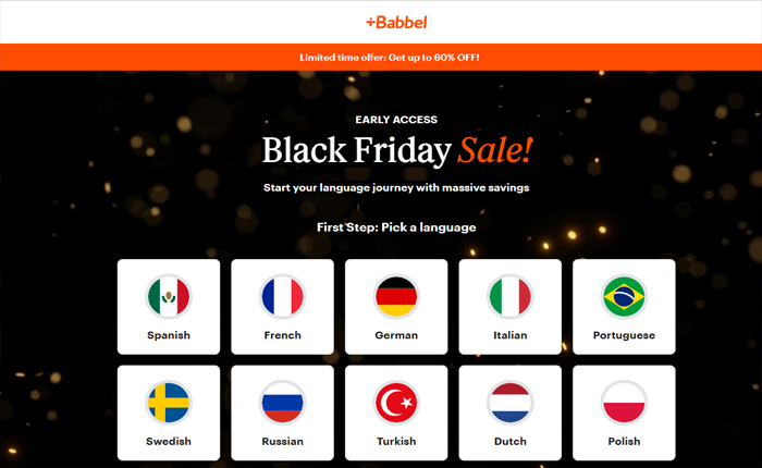 Babbel Black Friday Deals (December 2024) - Get 50% Off » Lingoly.io