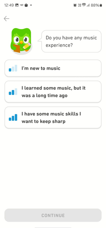 Duolingo Music Course