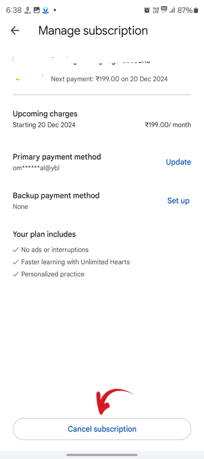 Cancel Lingodeer Auto Renewal Subscription