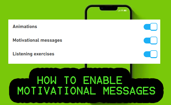 Duolingo Motivational Messages