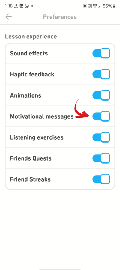 Duolingo Motivational messages Guide