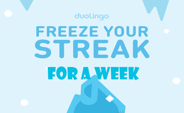 Freeze Streak Week Duolingo