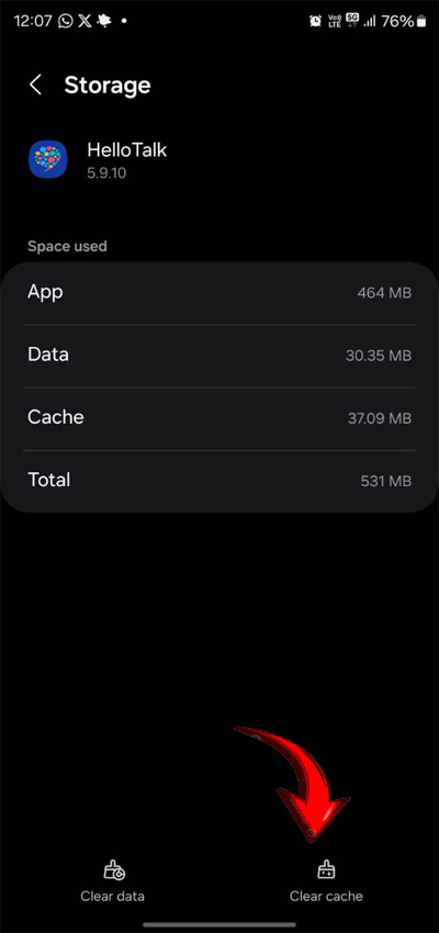 HelloTalk not receiving messages error