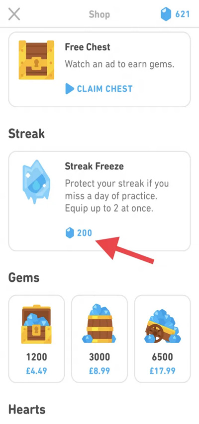 Freeze Duolingo Streak For A Week