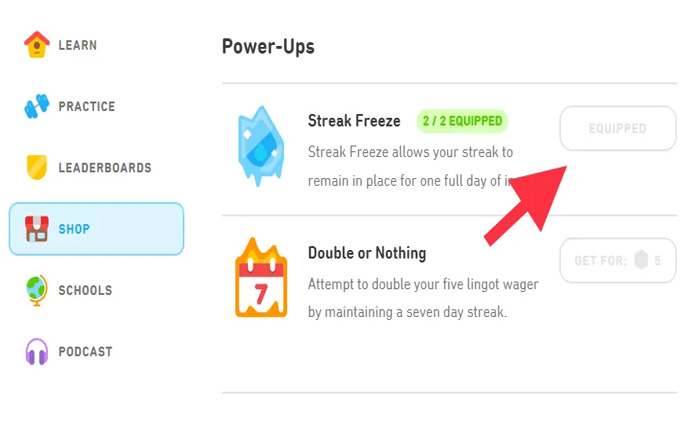 Freeze Duolingo Streak For A Week