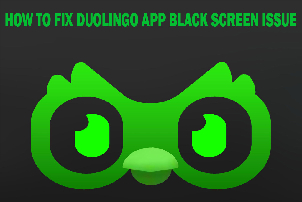 Duolingo App Black Screen